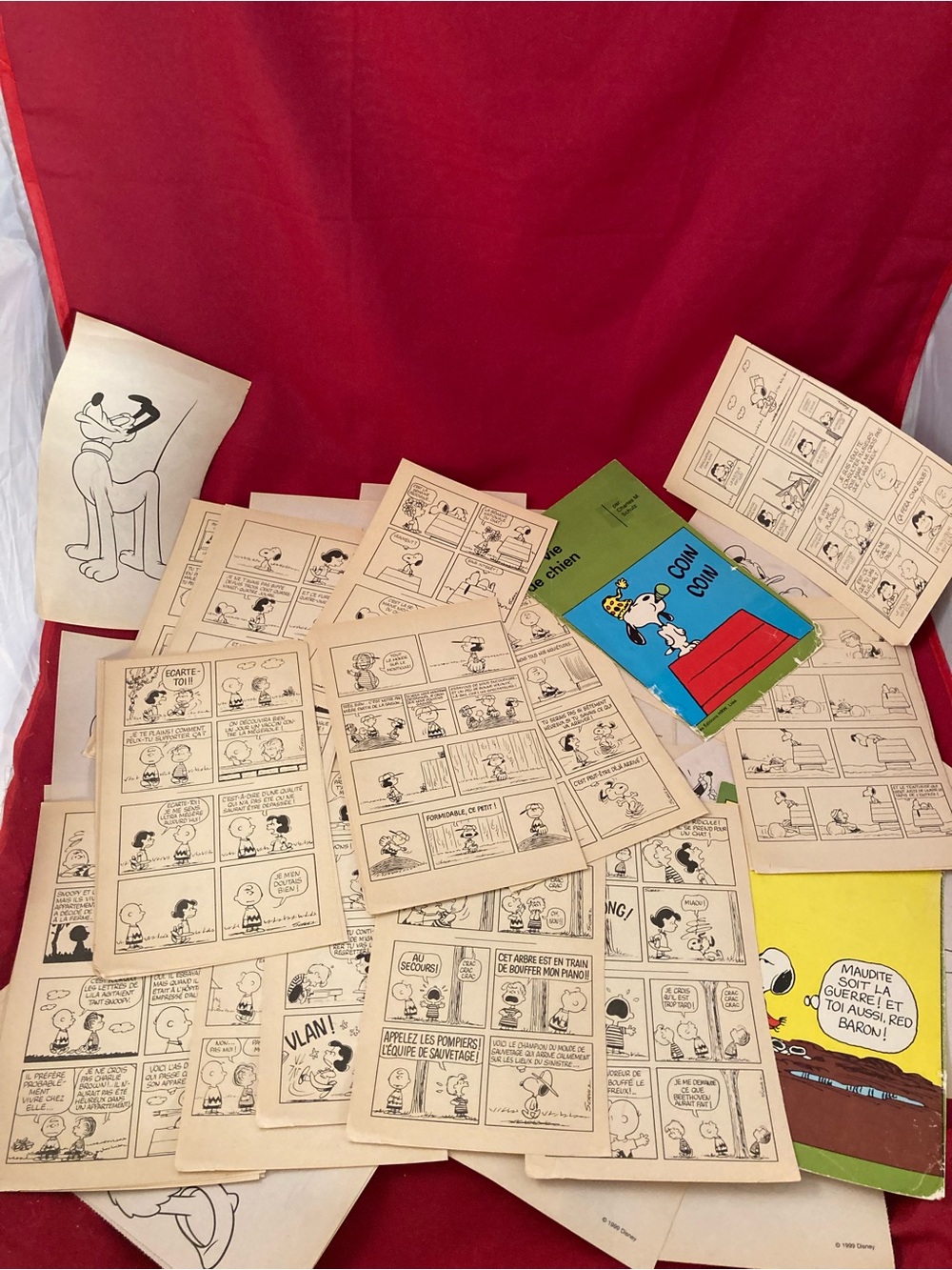 Vintage Comic Pages Lot for junk journal